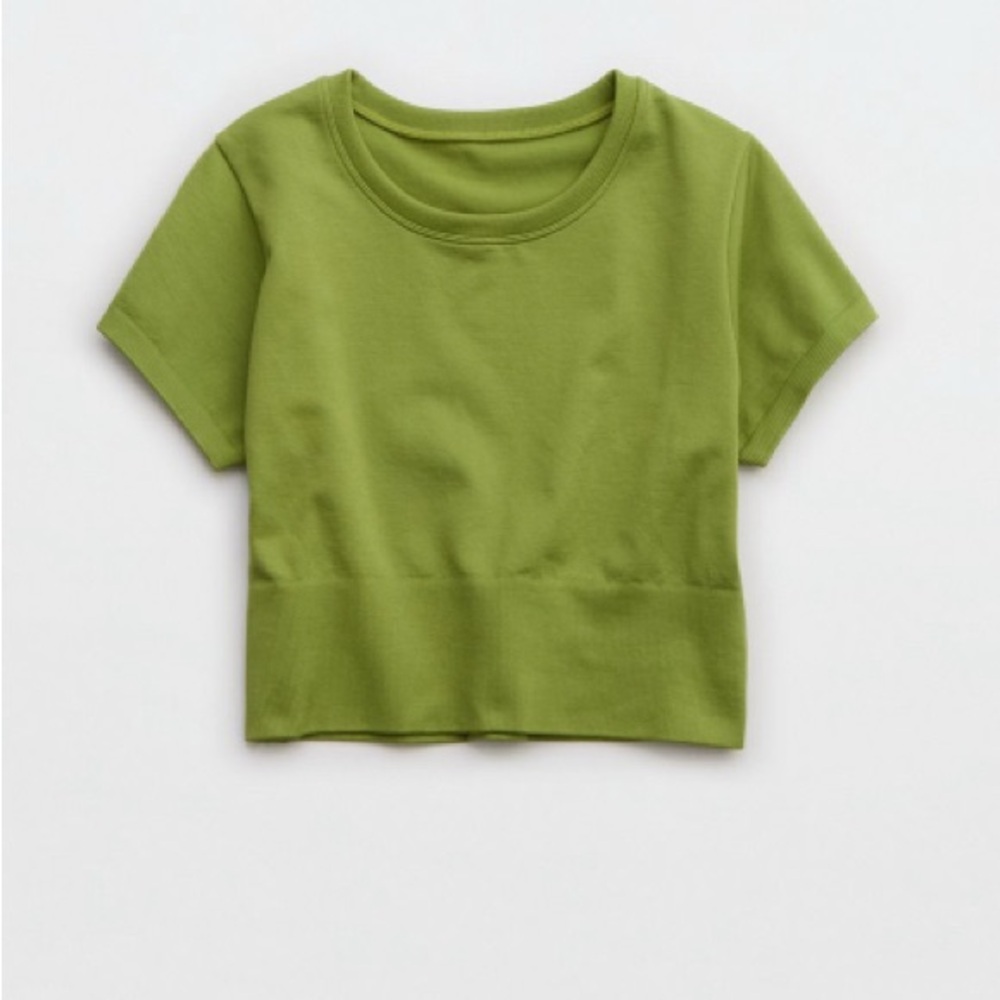 Offline by Aerie Sidewalk Seamless Cropped Tshirt